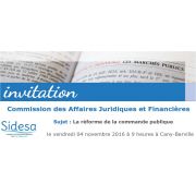 Commission des Affaires Juridiques : Réforme de la commande publique
