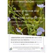 Evénément : Itinéraire technique du lin textile en agriculture biologique, résultats économiques et perspectives de la filière