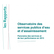  Panorama des services publics d’eau et d’assainissement : publication du rapport de l’ONEMA