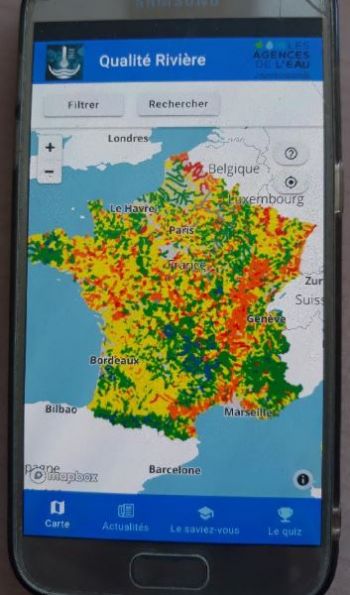 Application Qualité rivière