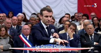 Grand débat national : Le Président, l’eau et l’intercommunalité