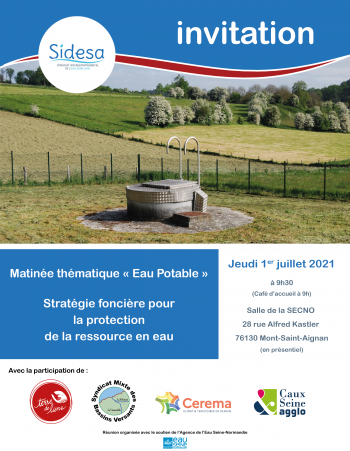 Matinée thématique eau potable : Stratégie foncière pour la protection de la ressource en eau (01/07/2021)