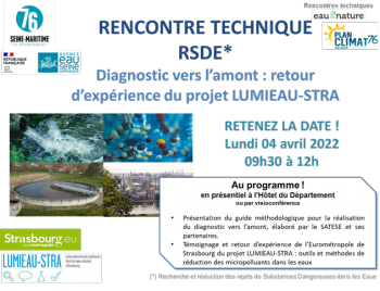 Save the date : Rencontre technique RSDE