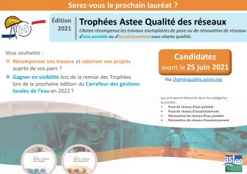 Trophées ASTEE Qualité des réseaux 2021