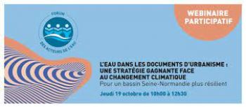 Webinaire “L’eau dans les documents d’urbanisme”