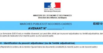 Modification du marché en cours d'exécution