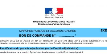 Accords-cadres à bons de commande