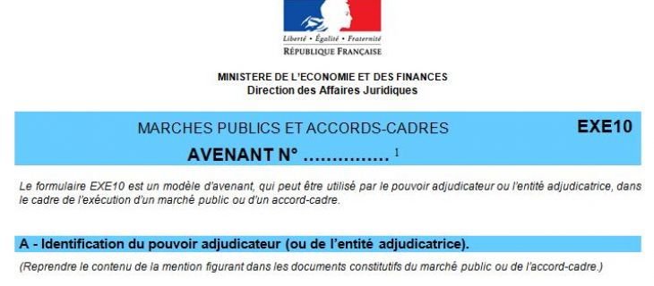 Modification du marché en cours d'exécution