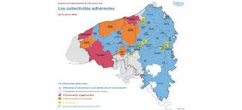 Les collectivités adhérentes du SIDESA